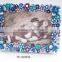Pearl and zinc alloy metal photo frames