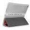 Three fold antishock smart leather tablet cover for ipad pro 9.7