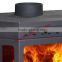 Smokeless wood burning sheet metal stove