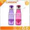 500ml clear tritan sport lemon squeezer water bottle