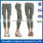 Soft touch woven ladies fashion trousers design army green female trousers