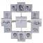 wall clock with 12 pcs of frame