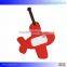 airplane shape luggage tag