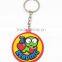 Yiwu Manre bulk PVC/ rubber custom silicone keychain custom shape keychain