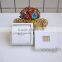 Elegant wedding ring jewelry box with beaded name plate of S