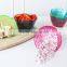 colorful plastic serving dish salad bowl with scale mark