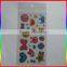 bowknot and animal glitter powder leaves stickers