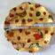 Round Handcraft fruit Lifestyle Bamboo plate and bowl Wooden Cute Designer