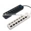 Factory direct supply!Super speed 7 ports usb hub 3.1 type c male driver download usb 2.0 hub with switch