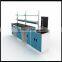 Science School Steel Frame Lab Bench With Reagent Shelf