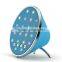Super bass bluetooth speaker portable with smart LED light TF card and AUX input