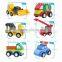 Christmas present plastic building blocks bricks 6 construction vehicles gift pack for children DE00075