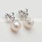 2014 Cheap Earrings Wholesale , Mix Color Fake Pearl Earrings