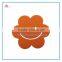 High quality cute smile face shape silicone tablemat, heat resistance silicone pad for kitchen utensils