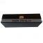 Plain black pu Mens Watch Box 6 installed can be customized