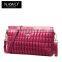 small mature plaid ladies shoulder sling bag leather messenger bag