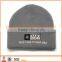 wholesale 100% acrylic custom beanie hat with embroidery logo