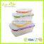 4 Pack (350/450/800/1200ML) Silicone Collapsible Lunch Food Storage Containers
