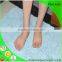 2016 hot sale100% polyester pvc backed bath mat bathroom