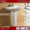Deltar sanitary ware ceramic washing basin , wash basin sink with pop up