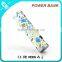 Full capacity blue lipstick christmas gift power bank 2600mah