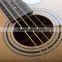 Bass guitar 4 string acoustic wooden bass guitar with pickup custom design LMBS50