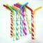 2016 Beautiful Design Silicone Straws Extra Wide Thick Shake Long Plastic Drinking Straw