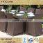 brown outdoor 8 seat rattan dining set table chair set(TC046)