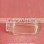 55ml small white square pills glass bottle with screw cap