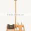 Oak Wellie Boot Brush &Remover, Wooden Shoe Cleaner With Boot Jack