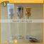 Tube glass bottle for perfume with mist sprayer