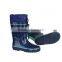 Children Rubber Rain Boots With Collar
