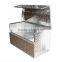Aluminum tool box half door empty tool chest