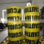 traffic reflective yellow warning tape