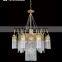 Rococo Style Crystal Bronze Chandelier For Living Room/ Elegant Crystal Chandelier Decorated Pendant Light