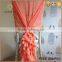 chiffon ruffled banquet chair cover for wedding party