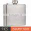 WSJJYY048 sanding polished quality assurance hip flask sets stainless steel hip flask/ liquor flask /drink pot