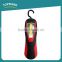High quality portable hanging magnetic led work light with hook and magnet