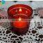 Red wedding table decorations with best scented candles