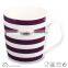 14oz white custom printed new bone china mugs