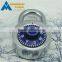 high quality 50mm solid brass combination padlock with master key