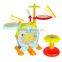 Dongguan Toys Kids Electronic Toy Drum Set with Adjustable Sing-along Microphone and Stool from Factory