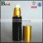 30ml cosmetic lotion screen printing black glass bottle gold aluminum pump and cap china suppliers