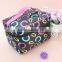 Hot sale beauty girl make up bags cosmetic zipper pouch travel cosmetic bags with large compartment