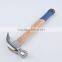 American Type wooden handle Claw Hammer