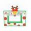 Good sale 2017 christmas deer baby custom wood photo frame