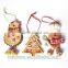 Personalized polymer clay ornaments for christmas decoration