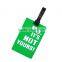 Best selling 2017 suitcase parts pvc luggage tag wholesale