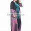 Islamic Wholesale Clothing Belt Retro Pattern Loose Open Jacket Abaya