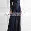 New Style Crinkled-Chiffon Wrap Gown Nighty Maxi Dress Long Frock Evening Dresses For Women 2017 HSD5885